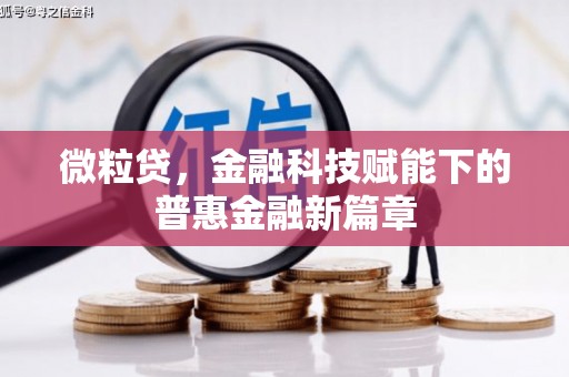 浮梁微粒贷，金融科技赋能下的普惠金融新篇章