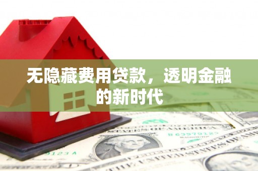 浮梁无隐藏费用贷款，透明金融的新时代