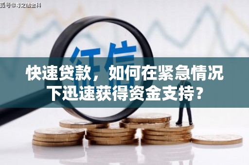 浮梁快速贷款，如何在紧急情况下迅速获得资金支持？
