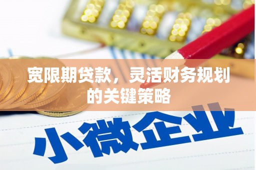 浮梁宽限期贷款，灵活财务规划的关键策略