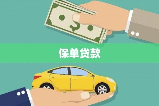 浮梁保单贷款