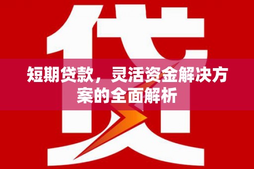 浮梁短期贷款，灵活资金解决方案的全面解析