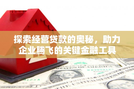 浮梁探索经营贷款的奥秘，助力企业腾飞的关键金融工具