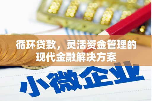 浮梁循环贷款，灵活资金管理的现代金融解决方案