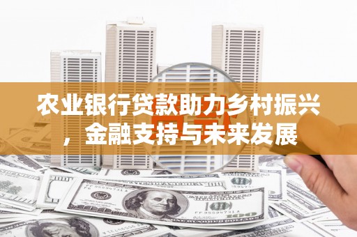 浮梁农业银行贷款助力乡村振兴，金融支持与未来发展