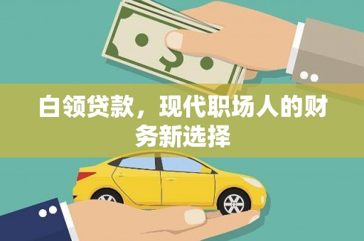 浮梁白领贷款，现代职场人的财务新选择