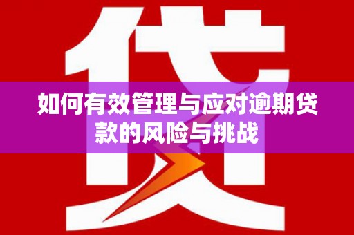 浮梁如何有效管理与应对逾期贷款的风险与挑战