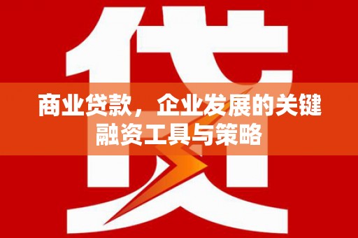 浮梁商业贷款，企业发展的关键融资工具与策略