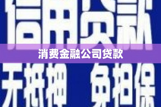 浮梁消费金融公司贷款