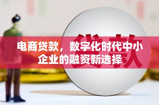 浮梁电商贷款，数字化时代中小企业的融资新选择