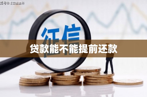 浮梁贷款能不能提前还款