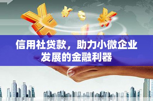 浮梁信用社贷款，助力小微企业发展的金融利器