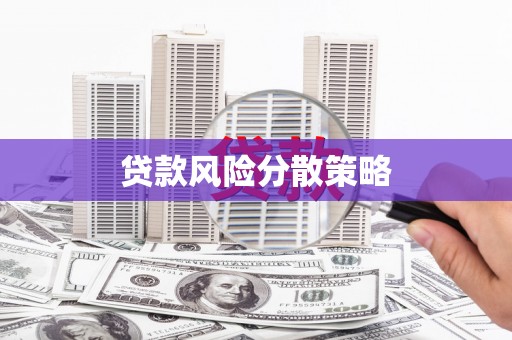 浮梁贷款风险分散策略