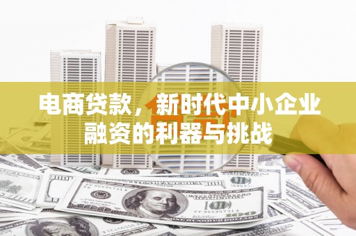 浮梁电商贷款，新时代中小企业融资的利器与挑战