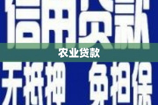 浮梁农业贷款