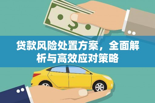 浮梁贷款风险处置方案，全面解析与高效应对策略