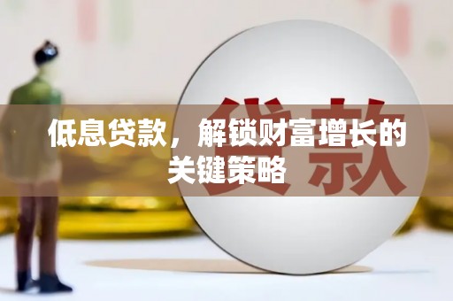 浮梁低息贷款，解锁财富增长的关键策略