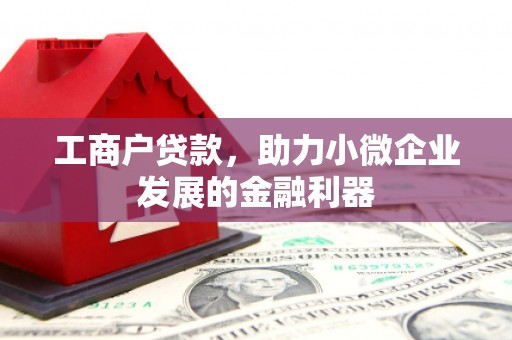浮梁工商户贷款，助力小微企业发展的金融利器