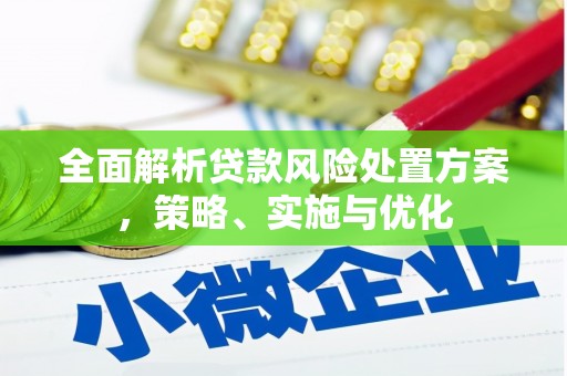 浮梁全面解析贷款风险处置方案，策略、实施与优化