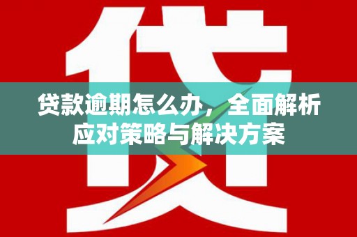 浮梁贷款逾期怎么办，全面解析应对策略与解决方案