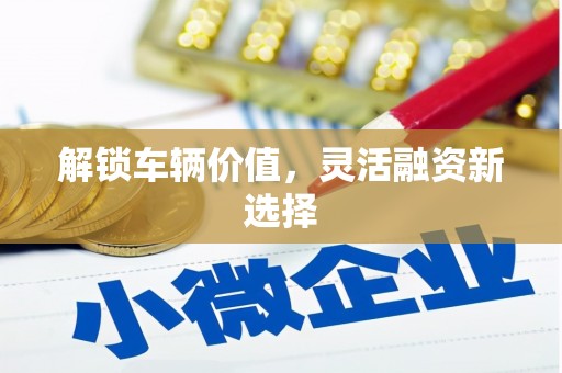 浮梁解锁车辆价值，灵活融资新选择