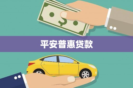 浮梁平安普惠贷款